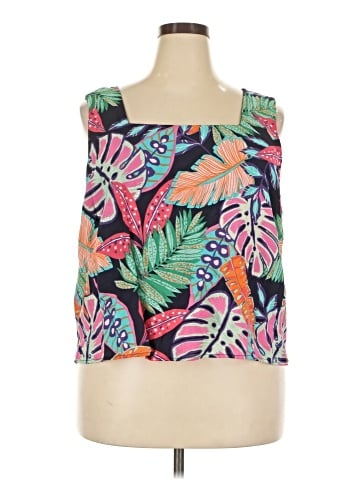 Skies Are Blue Sleeveless Top (view 1)
