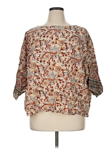 Purejill 3/4 Sleeve Blouse (view 1)