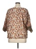 Purejill Brown 3/4 Sleeve Blouse Size XL - photo 2