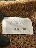 Zara 100% Polyester Tweed Tan Cardigan Size 11 - 12 - photo 3