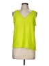 Halogen 100% Polyester Green Sleeveless T-Shirt Size M - photo 1