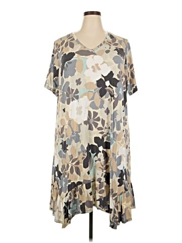 LOGO by Lori Goldstein Casual Dress (view 1)