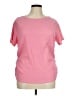 Talbots Pink Short Sleeve Top Size 1X - photo 1