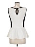 Bisou Bisou Ivory Sleeveless T-Shirt Size M - photo 2