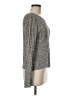 Eileen Fisher 100% Linen Metallic Gray Pullover Sweater Size M - photo 4