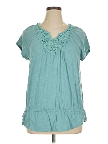 SONOMA life + style Short Sleeve Blouse (view 1)