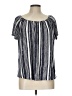 W5 Blue Short Sleeve Blouse Size L - photo 1