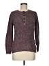 Natural Reflections Tweed Burgundy Pullover Sweater Size M - photo 1