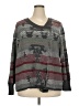 Ruff Hewn Print Gray Pullover Sweater Size 3X - photo 1
