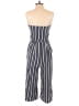 Justify Stripes Blue Jumpsuit Size M - photo 2