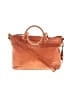 Brahmin 100% Leather Orange Leather Satchel One size - photo 1