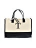 Mud Pie Ivory Tote One size - photo 1