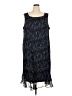 Studio 1 100% Polyester Blue Cocktail Dress Size 28 (petite) - photo 1