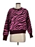 Ann Taylor Animal Print Purple Pullover Sweater Size M - photo 1
