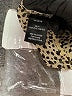 AaKaa 100% Polyester Animal Print Tan Long Sleeve Blouse Size S - photo 8