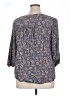Cupio 100% Rayon Blue 3/4 Sleeve Blouse Size 1X - photo 2