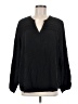 Maurices 100% Polyester Black Long Sleeve Blouse Size XL - photo 1