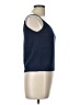 St. John Blue Sleeveless Top Size L - photo 4