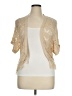 C. Wonder 100% Acrylic Tan Cardigan Size XL - photo 1
