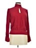 Bebe Burgundy Long Sleeve Blouse Size M - photo 1