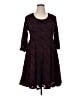Torrid Burgundy Cocktail Dress Size 1X Plus (1) - photo 1