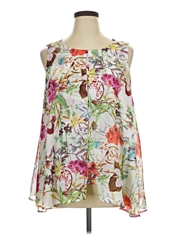 Roz & Ali Sleeveless Blouse (view 1)