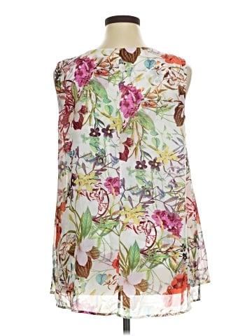 Roz & Ali Sleeveless Blouse (view 2)