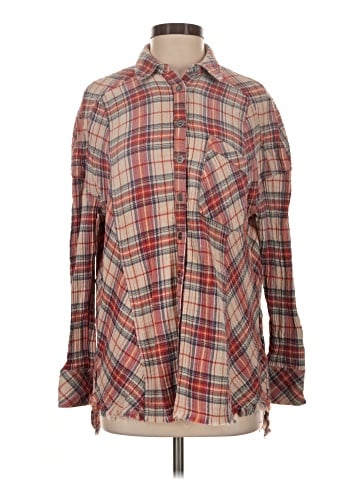 Free People Long Sleeve Button-Down Shirt (view 1)