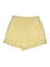 Wishlist 100% Cotton Solid Yellow Skort Size L - photo 1