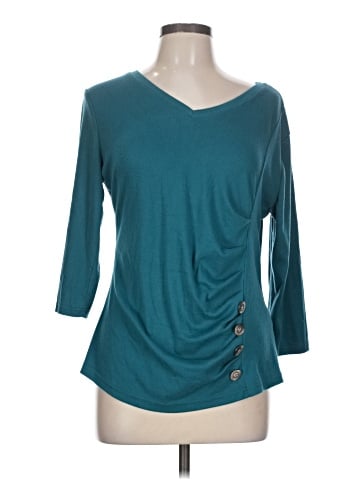 Allegra K 3/4 Sleeve Top (view 1)