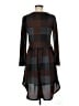 Yahada Plaid Brown Casual Dress Size M - photo 2