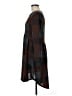 Yahada Plaid Brown Casual Dress Size M - photo 5