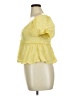 Trixxi Yellow Short Sleeve Top Size XL - photo 5