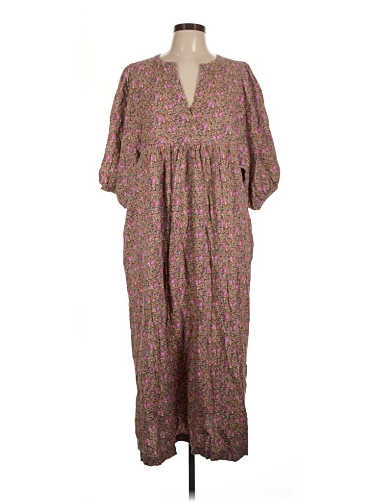 Pre-owned Universal Thread Casual Dress In Brown