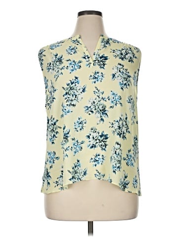 Ann Taylor LOFT Sleeveless Button-Down Shirt (view 1)