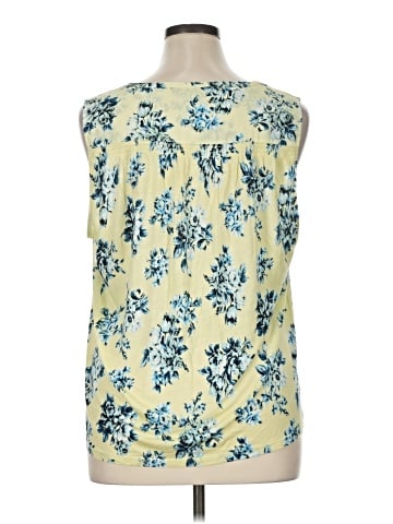 Ann Taylor LOFT Sleeveless Button-Down Shirt (view 2)