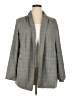 Lane Bryant Plaid Gray Blazer Size 18 - photo 1