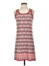 Max Studio Print Red Casual Dress Size XS - photo 1
