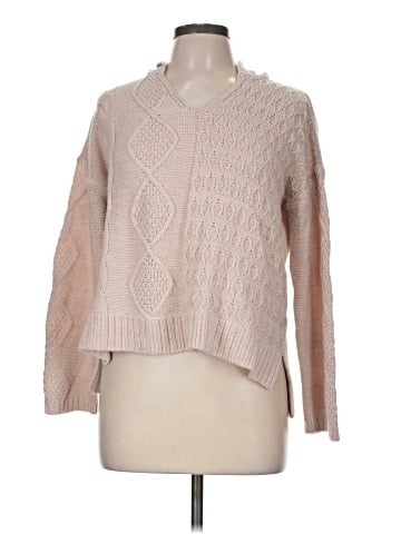 Hem & Thread Pullover Sweater (view 1)
