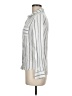 Full Tilt Stripes Silver White Long Sleeve Button-Down Shirt Size XL - photo 5