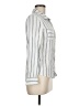 Full Tilt Stripes Silver White Long Sleeve Button-Down Shirt Size XL - photo 4