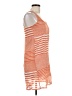 D'Closet Stripes Orange Casual Dress Size L - photo 4