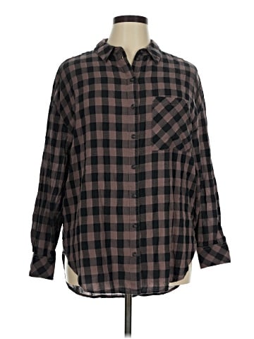 Sanctuary Long Sleeve Button-Down Shirt (view 1)
