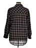 Sanctuary 100% Cotton Plaid Brown Long Sleeve Button-Down Shirt Size XL - photo 2