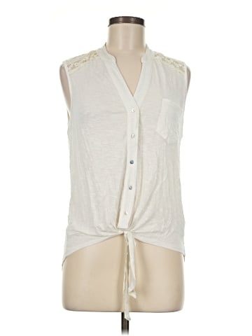 Energie Sleeveless Button-Down Shirt (view 1)