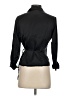 ICE 100% Silk Black 3/4 Sleeve Silk Top Size S - photo 2