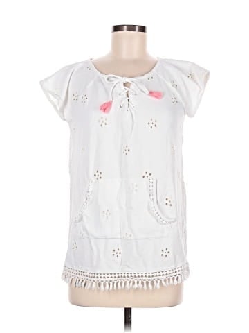 Southern Tide Short Sleeve Blouse (view 1)
