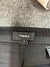 Theory Solid Black Athletic Shorts Size 8 - photo 3