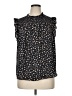Ann Taylor LOFT 100% Polyester Black Sleeveless Blouse Size XL - photo 1