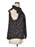Ann Taylor LOFT 100% Polyester Black Sleeveless Blouse Size XL - photo 4